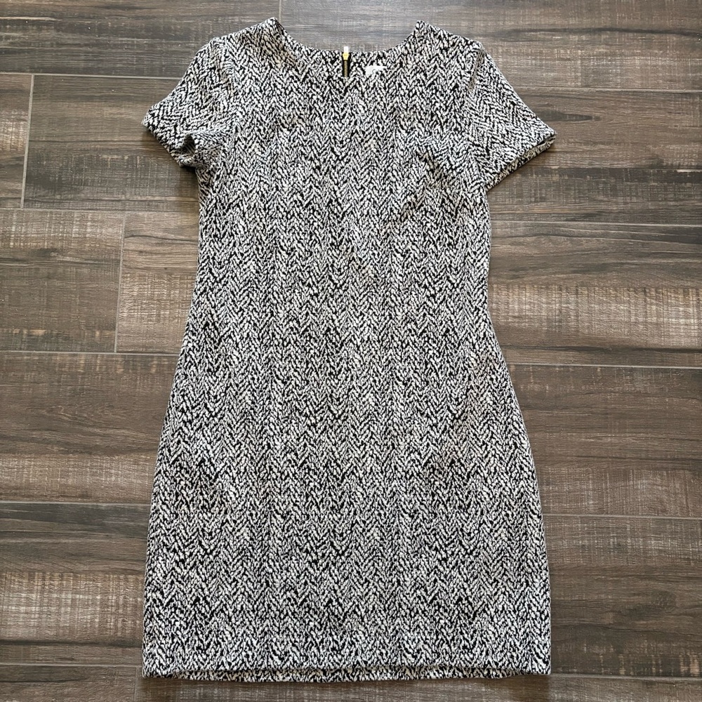 Calvin Klein Jacquard Ponte-Knit Sheath Dress